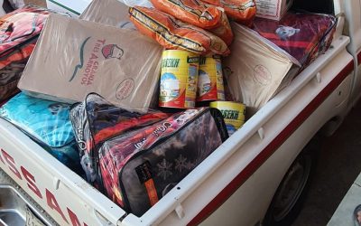 جمعية البر بالحفير توزع 12 صنف من المواد الغذائية ووسائل التدفئة لمستفيديها